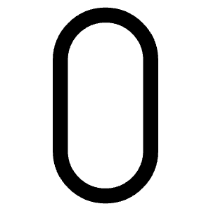 O Icon from Typeface - Free Set