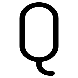 Q Icon from Typeface - Free Set