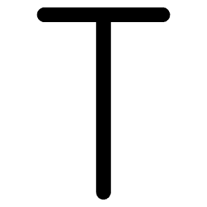 T Icon from Typeface - Free Set