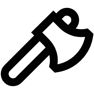 Axe Icon from Atlas Line Set