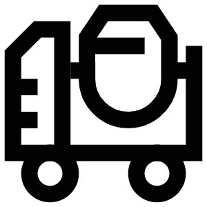 Cement Mixer Icon from Atlas Line Set