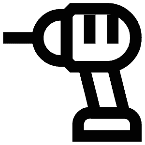 Electric Drill Icon from Atlas Line Set