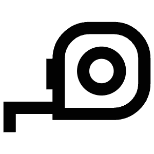 Measurement Tape Icon from Atlas Line Set