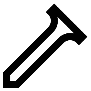 Nail Tool Icon from Atlas Line Set