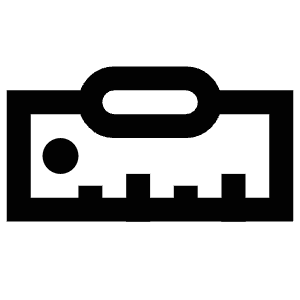 Ruler Icon from Atlas Line Set
