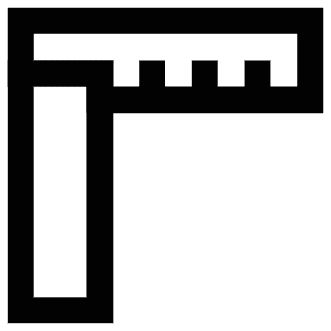 Ruler Combined Icon from Atlas Line Set