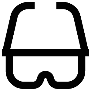 Safety Glasses Icon from Atlas Line Set