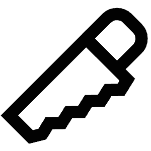 Saw Blade Icon from Atlas Line Set