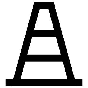 Street Cone Icon from Atlas Line Set
