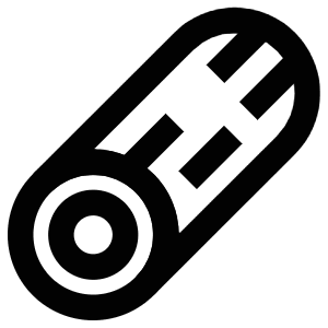 Wood Log Icon from Atlas Line Set