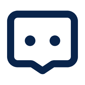 Message 1 Line Icon from Mingcute Line Set