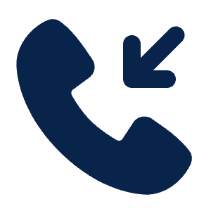Phone Incoming Fill Icon from Mingcute Fill Set