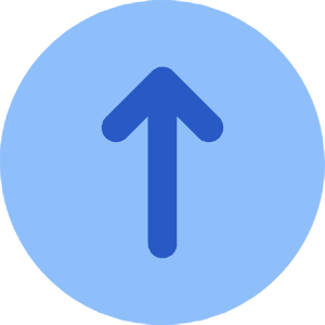 Line Arrow Up Circle 1 Icon from Core Flat Set