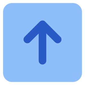Line Arrow Up Square Icon from Core Flat Set