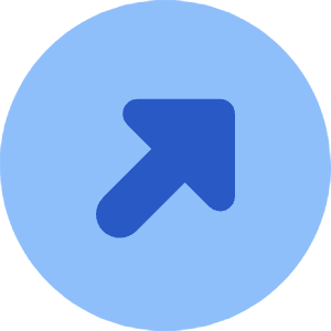 Triangle Arrow Diagonal Upper Right Circle Icon from Core Flat Set