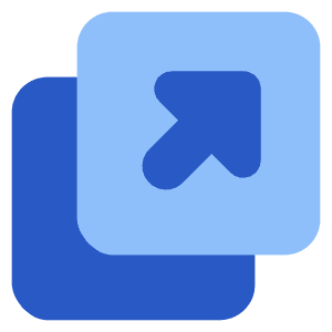 Triangle Arrow Expand Window 2 Icon from Core Flat Set