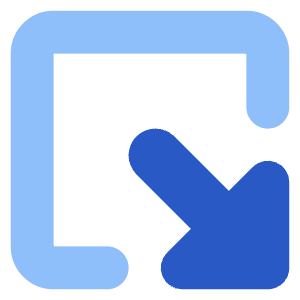 Triangle Arrow Minimize Window 2 Icon from Core Flat Set