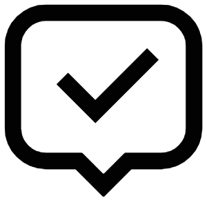 Check Comment Icon from Atlas Line Set