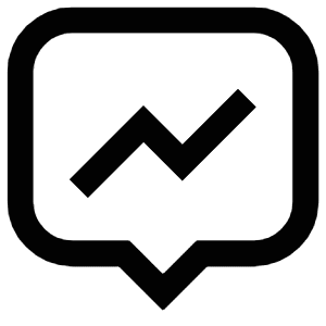 Graph Message Icon from Atlas Line Set