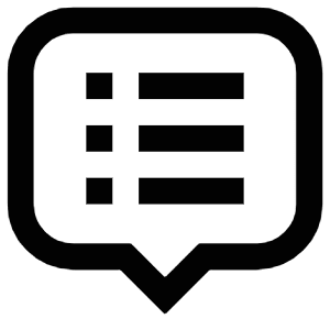 List Chat Icon from Atlas Line Set