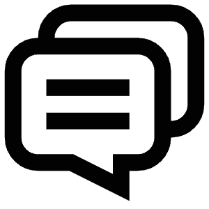 Messaging Lines Icon from Atlas Line Set