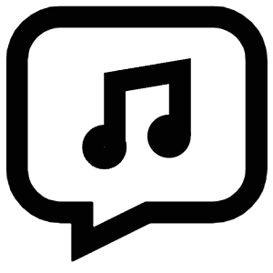 Music Message Icon from Atlas Line Set