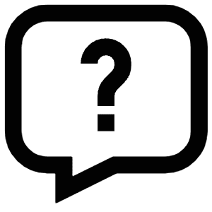 Question Message Icon from Atlas Line Set