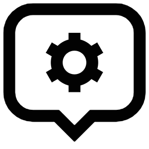 Settings Message Icon from Atlas Line Set