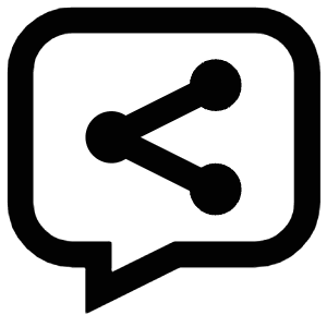 Share Message Icon from Atlas Line Set