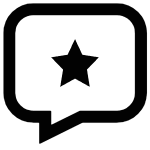 Star Chat Icon from Atlas Line Set