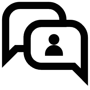 User Chats Icon from Atlas Line Set