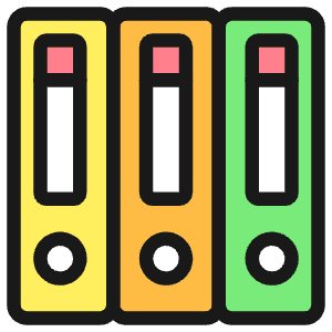 Archive Books Icon from Ultimate Colors - Free Set
