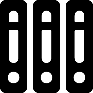 Archive Books Icon from Ultimate Bold - Free Set