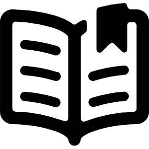 Book Open Bookmark Icon from Ultimate Bold - Free Set
