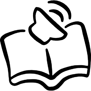 Book Sound Audio Icon from Freehand Line - Free Set