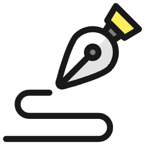 Content Ink Pen Write Icon from Ultimate Colors - Free Set