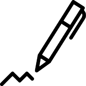 Content Pen Write Icon from Ultimate Light - Free Set