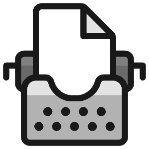 Content Typing Machine 1 Icon from Ultimate Colors - Free Set