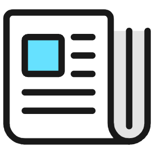 Newspaper Fold Icon from Ultimate Colors - Free Set