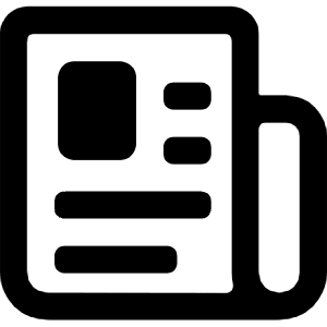 Newspaper Fold Icon from Ultimate Bold - Free Set