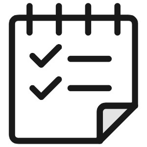 Notes Checklist Flip Icon from Ultimate Colors - Free Set