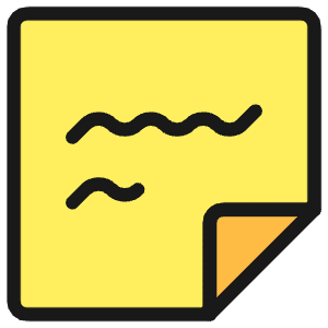 Notes Paper Text Icon from Ultimate Colors - Free Set