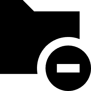 Remove Folder Icon from Block – Free Set