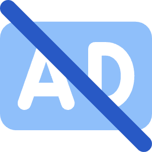 Ad Free Icon from Core Flat Set