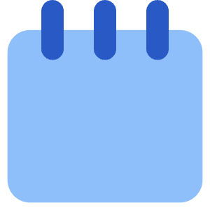 Blank Notepad Icon from Core Flat Set