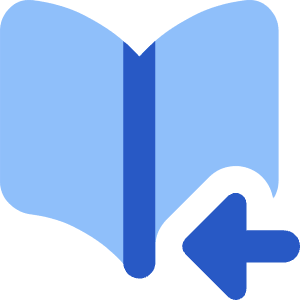 Book Flip Next Page Arrow Icon from Core Flat Set