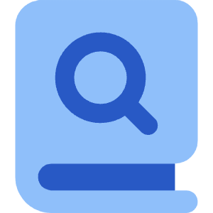 Book Search Find Icon from Core Flat Set