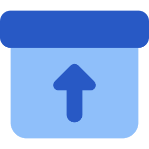 Box Unarchive File Icon from Core Flat Set