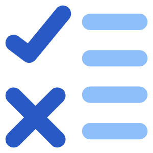 Checklist Rule Icon from Core Flat Set