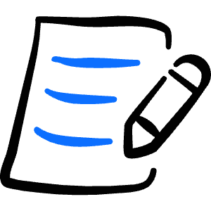 Content Paper Edit Icon from Freehand Duotone - Free Set